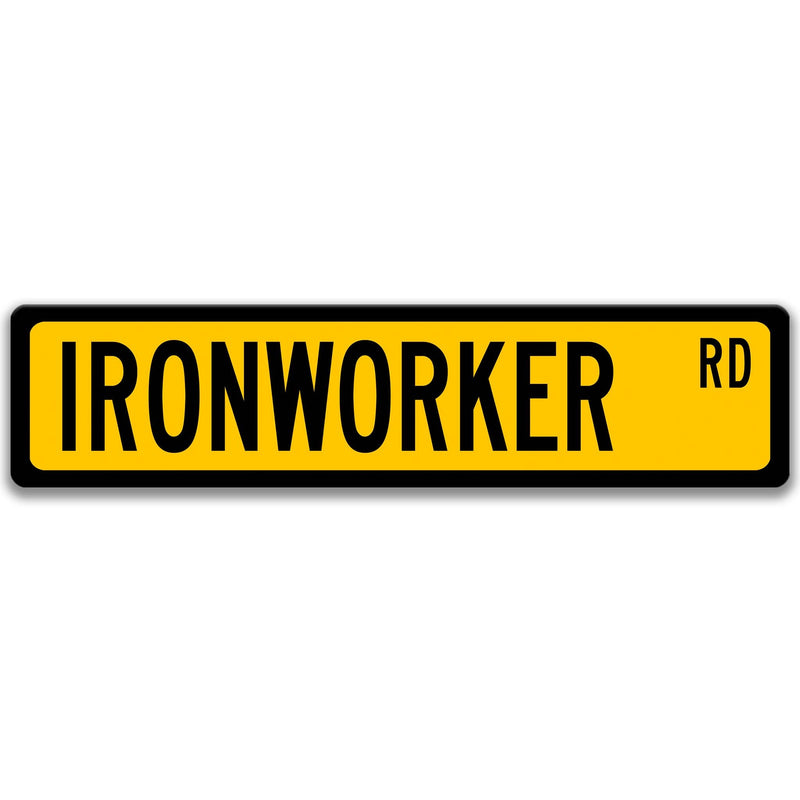 Ironworker, Ironworker Gift,  Ironworker Sign, Metal Worker Gift, Blacksmith Gift, Pipefitter Decor, Welder Gift,  Boilermaker Gift Q-SSO034