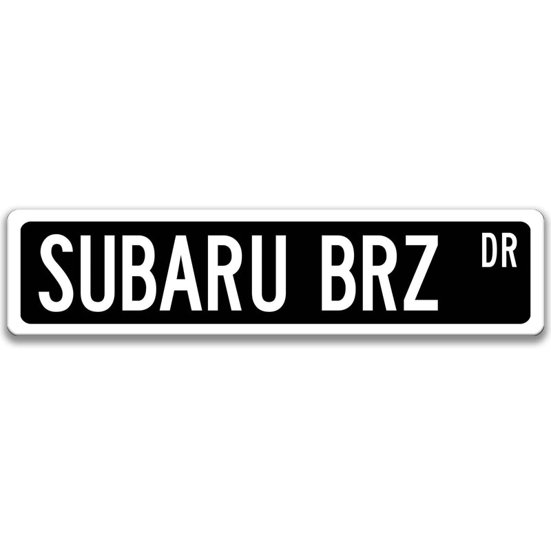 Subaru BRZ Street Sign, Subie Garage Sign, Auto Accessories A-SSV023