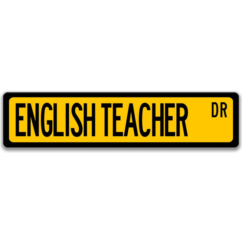 English Teacher Sign, Teacher Appreciation Gift, Teacher Decor, Reading Teacher Gift, Teacher Graduation Gift, Elementary Teacher Q-SSO028