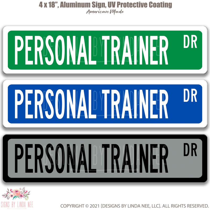 Personal Trainer Sign, Gift for Fitness Trainer, Coach Decor, Personal Trainer Sign, Fitness Trainer Wall Sign, Home Gym Decor Q-SSO040