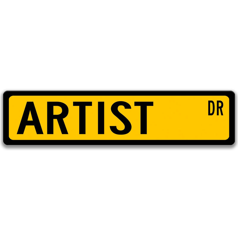 Artist Sign, Artist Shop Sign, Art Lover Gift, Artist Decor, Artist Studio Sign, Etsy Shop Owner Sign, Gift for Art Lover Q-SSO042