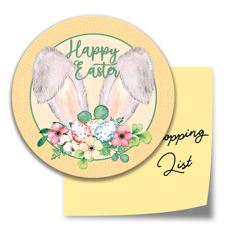 Easter Wreath Sign, Easter Decor, Easter Bunny Sign, 12" Easter Round Sign, Happy Easter Wall Decor, Easter Theme, Spring Sign, X-EAS005