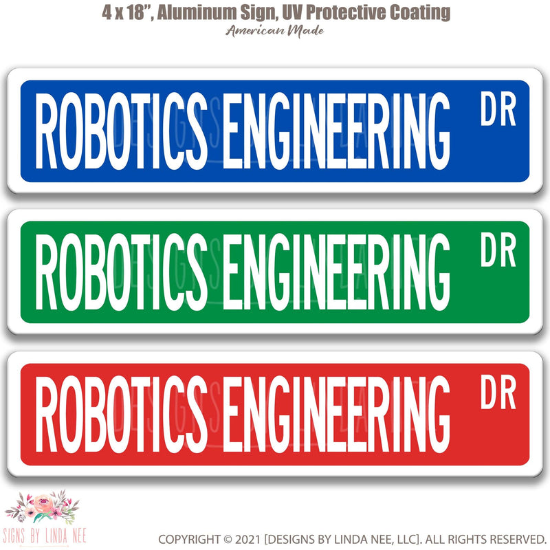Robotics Engineering Sign, Robotics Engineering Gift, Robotics Engineering Sign, Engineer Decor, Engineer Graduation Gift Q-SSO021