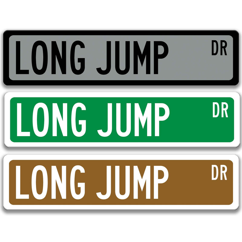 Long Jump Sign, Track and Field Gift, Track and Field Wall Decor, Track Team Sign, High School Sports, Bedroom Decor Athletes S-SSS036