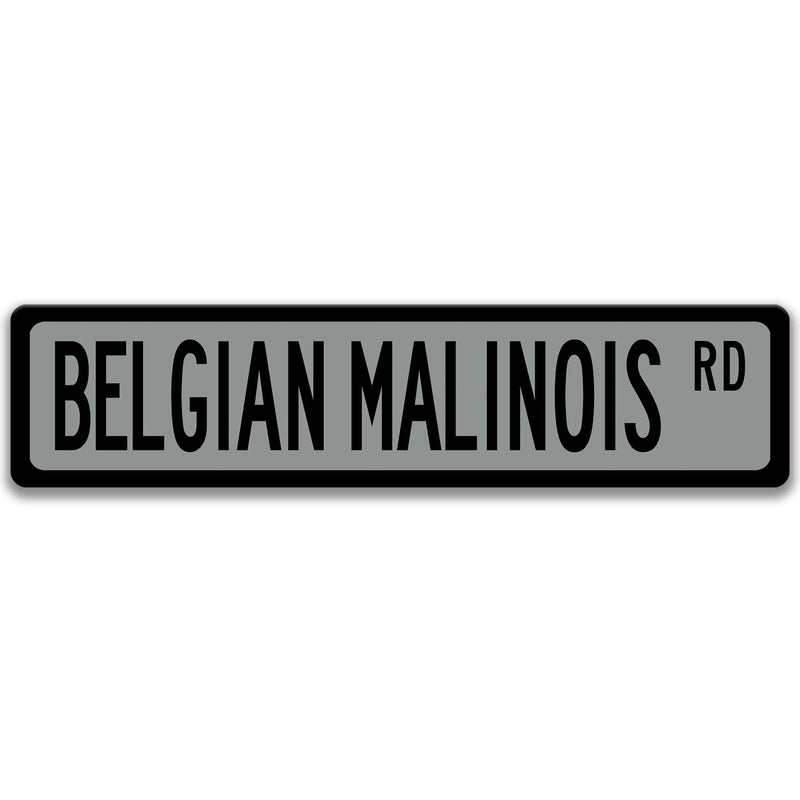 Belgian Malinois Street Sign Belgian Malinois Gift Dog Lover Custom Street Sign Dog Sign Custom Dog Sign Police Dog Sign Yard Sign Z-PIS063