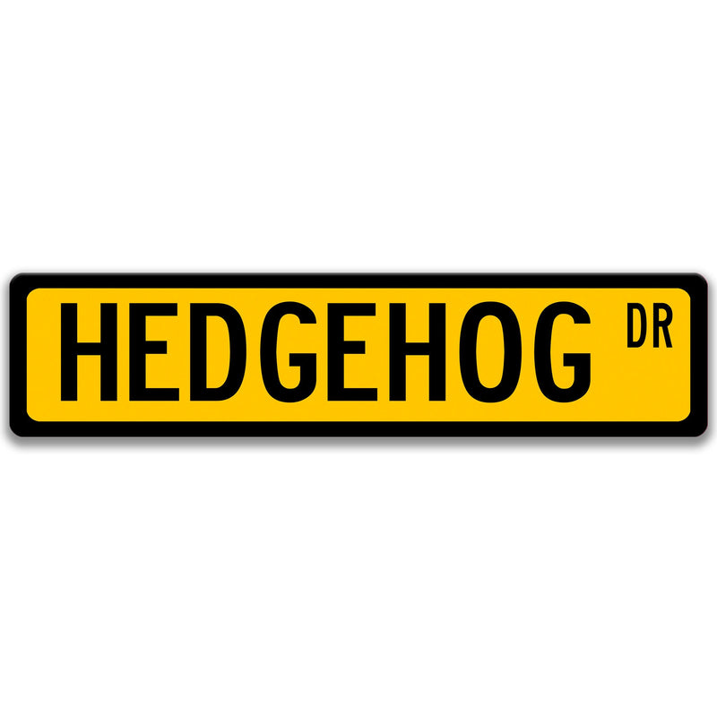 Hedgehog Sign Hedgehog Decor Hedgehog Lover Gift Custom Hedgehog Sign Hedgehog Owner Gift Metal Sign Hedgehog Cage Sign Z-PIS104