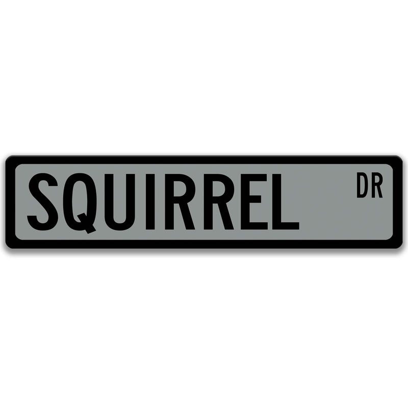 Squirrel Sign Squirrel Decor Squirrel Gift Squirrel Lover Gift Custom Squirrel Sign Squirrel Owner Gift Metal Squirrel Cage Sign 8-SSA001
