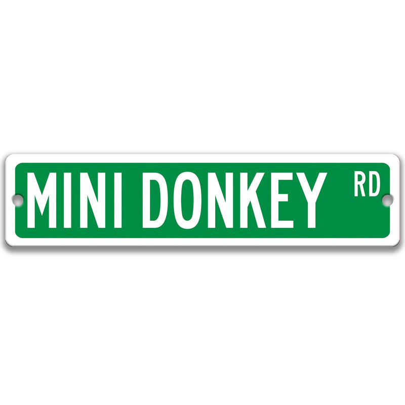 Mini Donkey Sign Mini Donkey Decor Mini Donkey Gift Mini Donkey Lover Gift Custom Mini Donkey Owner Gift Metal Mini Donkey Sign 8-SSA002