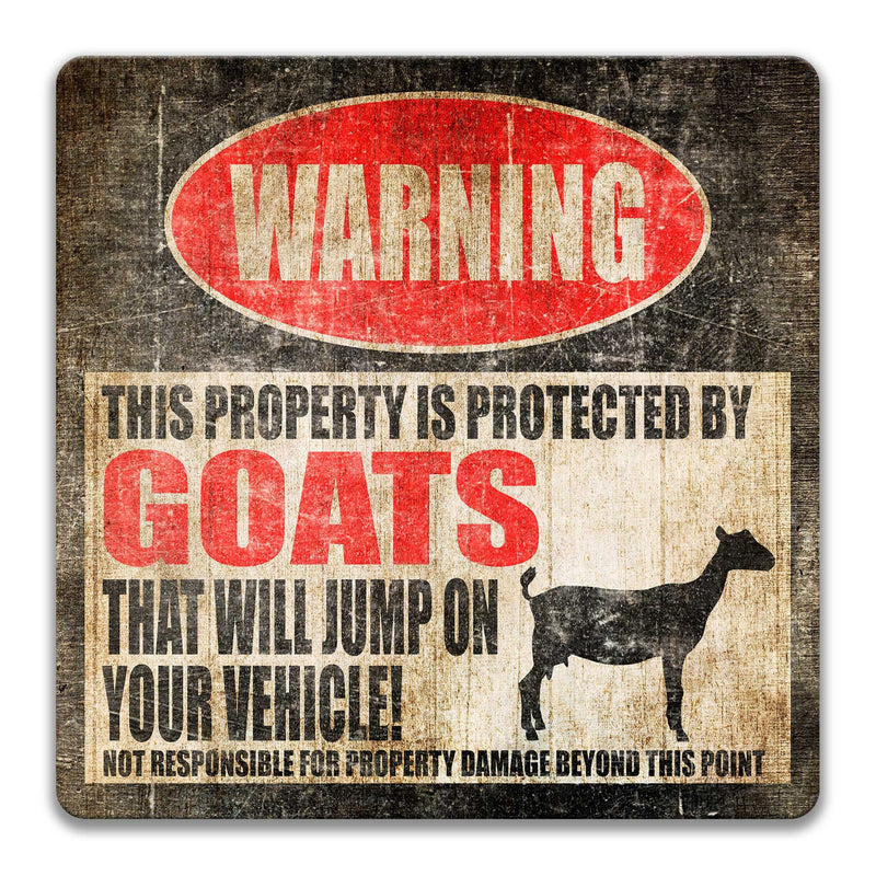 Goat Decor Funny Goat Sign Barn Sign Yard Sign Goat Decor Goat Gift Goat Lover Livestock Sign Farmer Sign Nigerian Dwarf Goat Sign Z-PIS069
