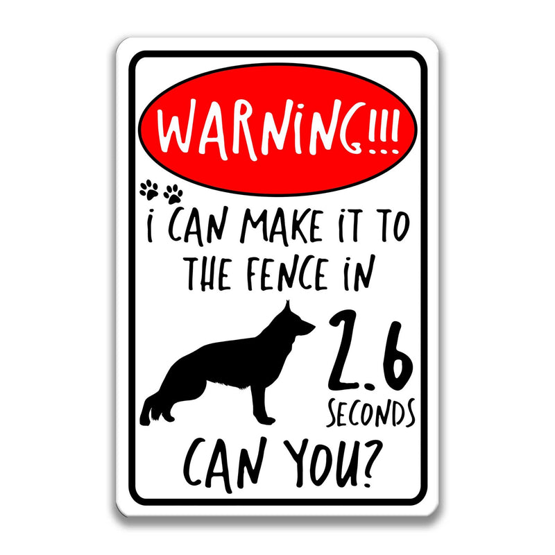Funny Dog Sign German Shepherd Dog Sign No Trespassing Sign Dog Warning  Beware of Dog Sign Yard Sign Fence Sign Keep Gate Closed Z-PIS031