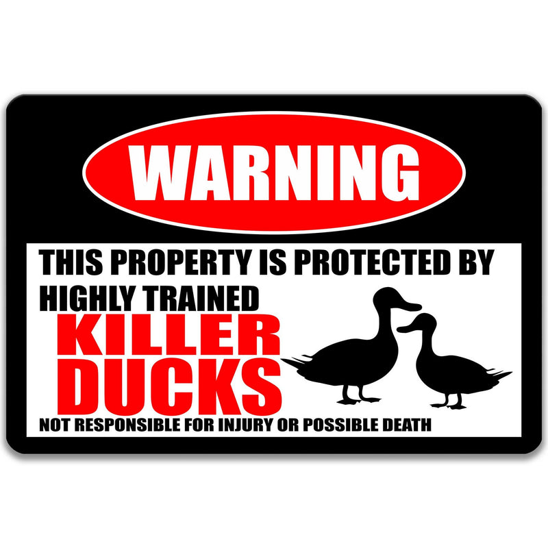 Funny Duck Sign Ducks Sign Duck Warning Sign Duck Coop Sign Duck Decor Barn Sign Duck Gift Duck Lover Farm Decor Homestead Sign Z-PIS037