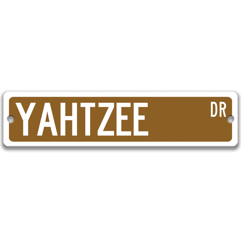 Yahtzee Sign, Yahtzee Game Decor, Yahtzee Yard Game Sign, Outdoor Party Games, Wedding Lawn Game Backyard Events Horseshoes,  S-SSG001