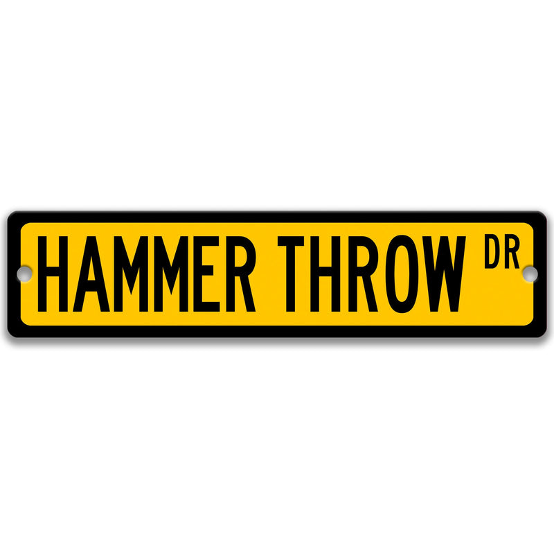 Hammer Throw Sign, Track and Field Gift, Track and Field Wall Decor, Track Team Sign, High School Sports, Bedroom Decor Athletes S-SSS040