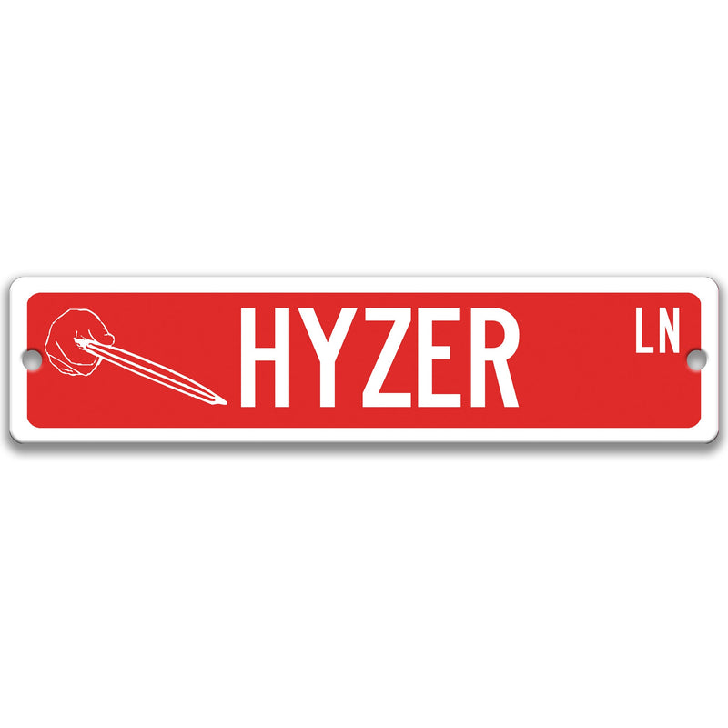 Hyzer Sign, Disc Golf, Disc Golf Basket, Disc Golf Sign, Disc Golf Gift, Disc Golf Player, Disc Golf Fan, Frisbee Sign S-SSS054