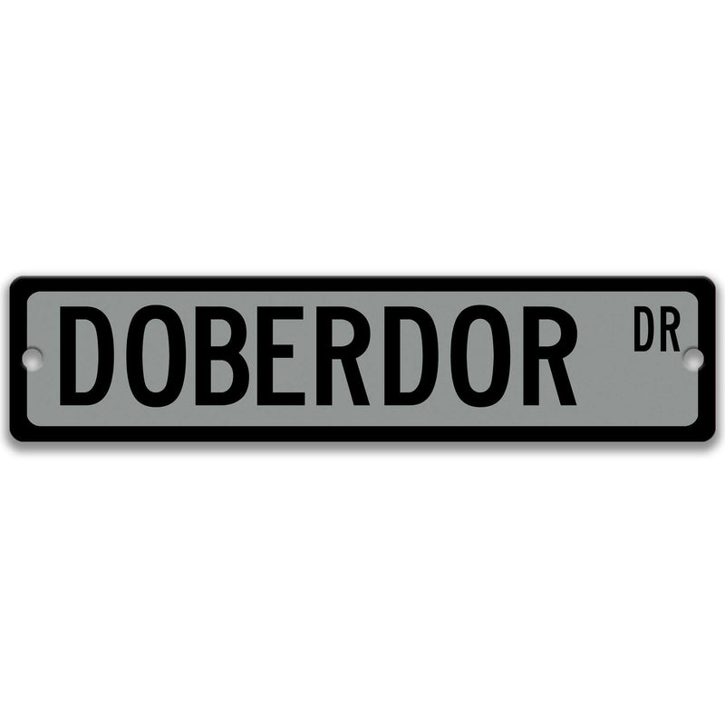 Doberdor Sign Doberdor Gift Doberman Dog Lover Gift Custom Street Sign Custom Dog Sign Dog Owner Gift Metal Sign Labrador Mix Dog Z-PIS145