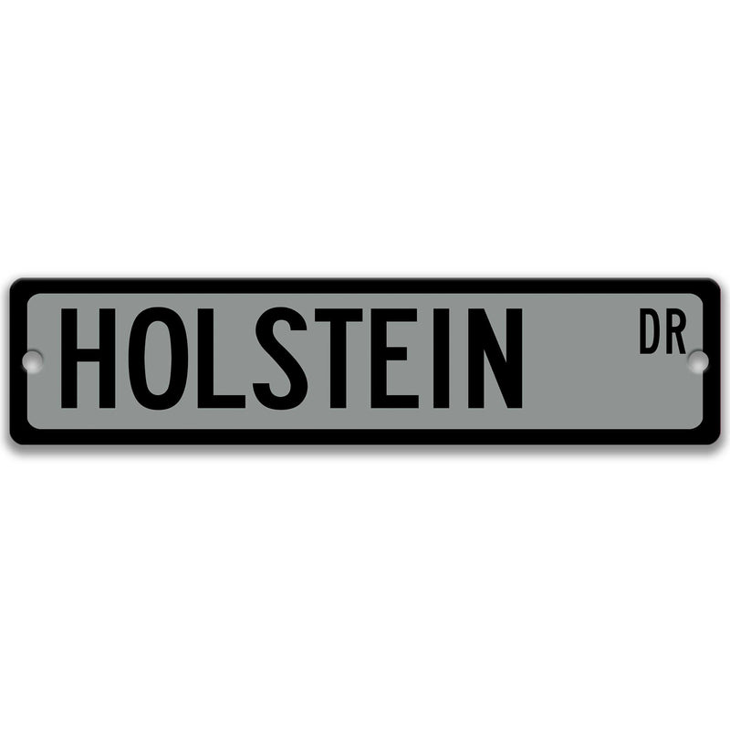 Holstein Sign Holstein Cattle Sign Farm Sign Cow Gift Cow Lover Gift Cow Wall Sign Custom Sign Show Livestock Owner Gift Metal Sign Z-PIS177