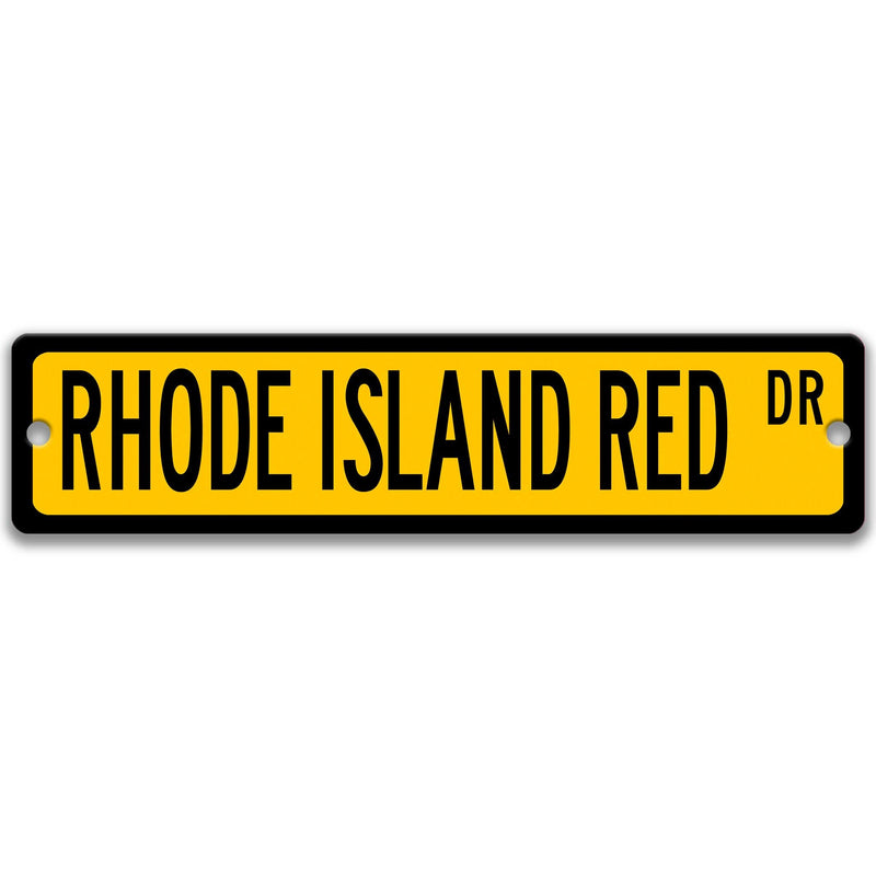 Rhode Island Red Chicken Sign, Chicken Coop Sign Rhode Island Red Gift Chicken Lover Custom Chicken Sign Chicken Owner Metal Sign Z-PIS188