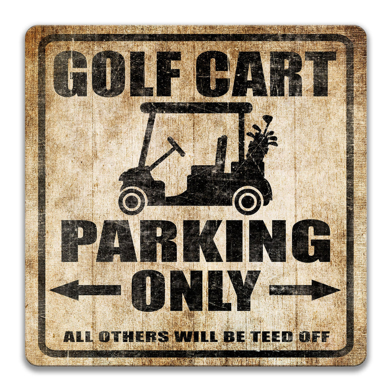Golf Cart Parking Only Sign, Golf Cart Sign, Golf Lover Gift, Golf Cart Parking Decor, Golf Cart Decor, Golf Carting, Golfing Sign S-PRK017