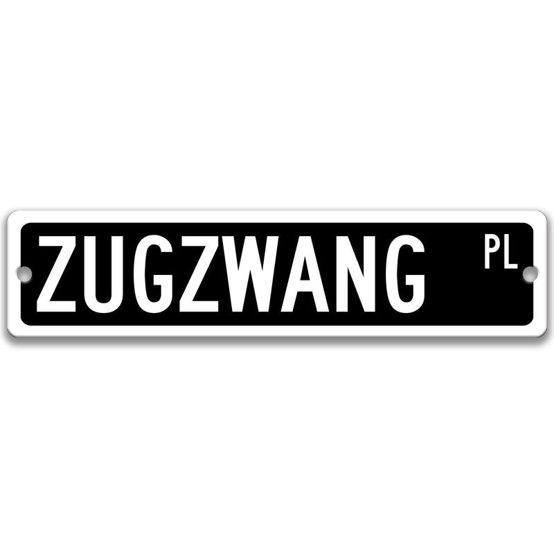 Zugzwang Sign, Chess Sign, Chess Team Sign, Chess Lover Gift, Chess Player Gift, Game Room Decor, Chess Room Decor, Chess Game Gift S-SSG009