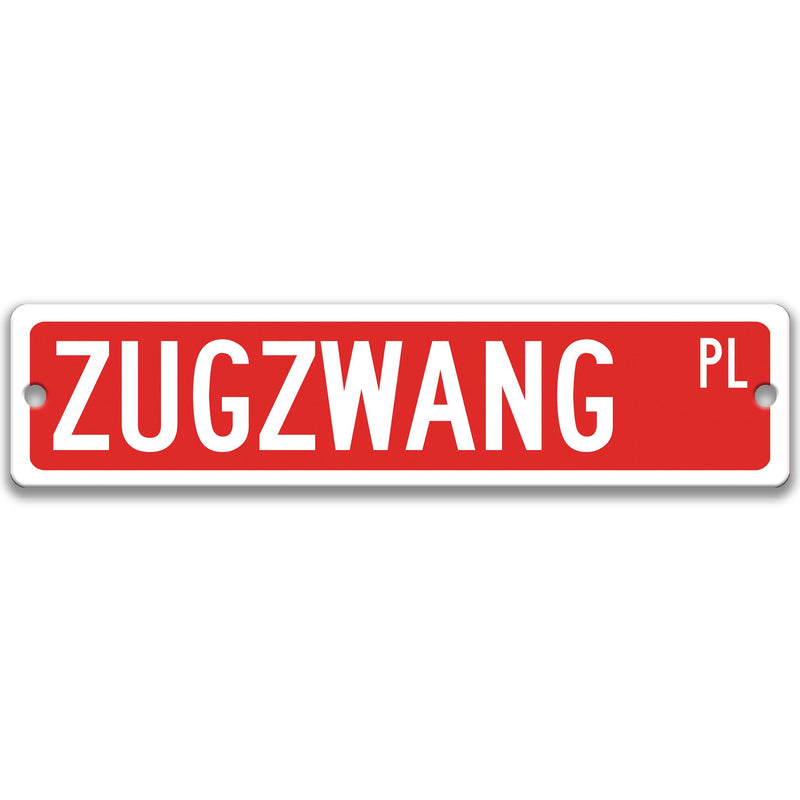 Zugzwang Sign, Chess Sign, Chess Team Sign, Chess Lover Gift, Chess Player Gift, Game Room Decor, Chess Room Decor, Chess Game Gift S-SSG009