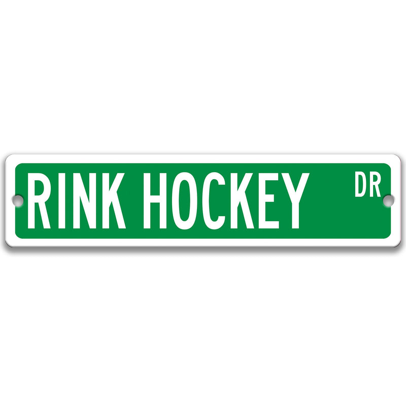 Rink Hockey, Rink Hockey Sign, Floor Hockey Player Gift, Hockey Accessory, Floor Hockey Birthday Party Sign, Bedroom Door Sign, S-SSS010