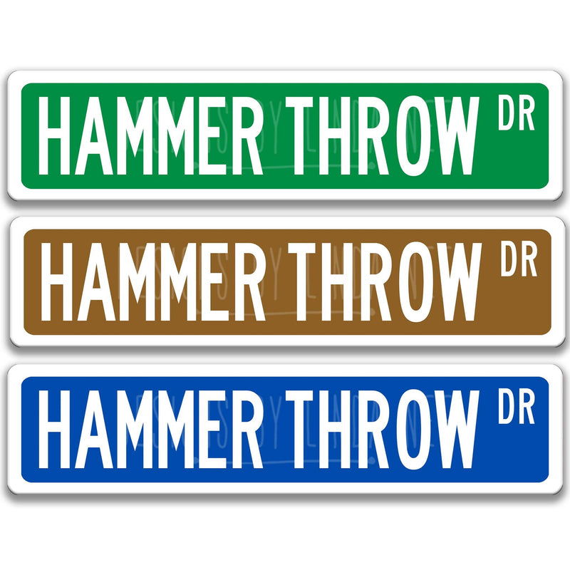 Hammer Throw Sign, Track and Field Gift, Track and Field Wall Decor, Track Team Sign, High School Sports, Bedroom Decor Athletes S-SSS040