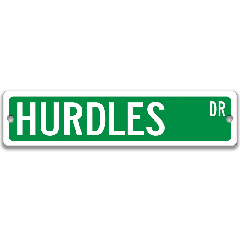 Hurdles Sign, Track and Field Gift, Track and Field Wall Decor, Track Team Sign, High School Sports, Bedroom Decor Athletes S-SSS043
