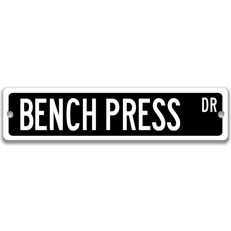 Bench Press, Bench Press Sign, Gift for Weight Lifter, Weight Lifting, Lifting Decor, Bench Press Wall Sign, Workout Decor S-SSS060