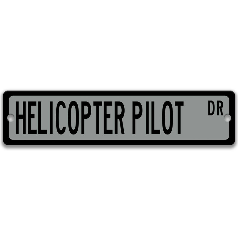 Helicopter Pilot Sign, Helicopter Pilot Gift, Helicopter Pilot Decor, Military Pilot, Aviation Sign, Man Cave Sign, Q-SSO009