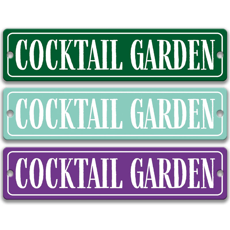Cocktail Garden Sign, Herb Garden Sign, Container Garden Ideas, Edible Garden, Bartender Sign, Backyard Garden Decor, Alcohol G-SUM007