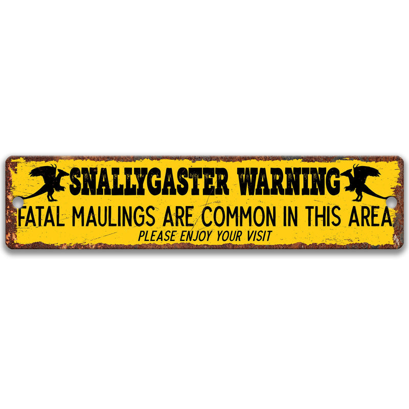 Snallygaster Sign, Home State Cryptids, Cryptids of America, Frederick County Maryland, Funny Gifts for Cryptozoology Lovers 8-ANM063