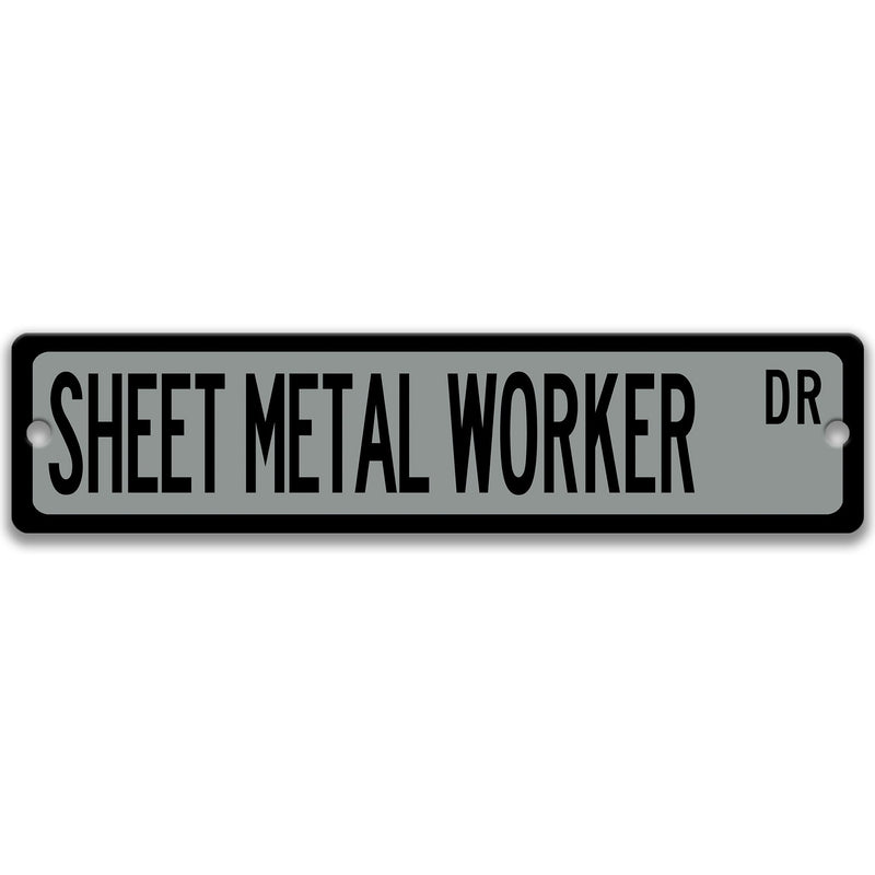 Sheet Metal Worker Sign, Union Worker, Tradesman, Mechanic, Journeyman, Apprentice, Sheet Metal Fabricator, Sheet Metal Installer Q-SSO064