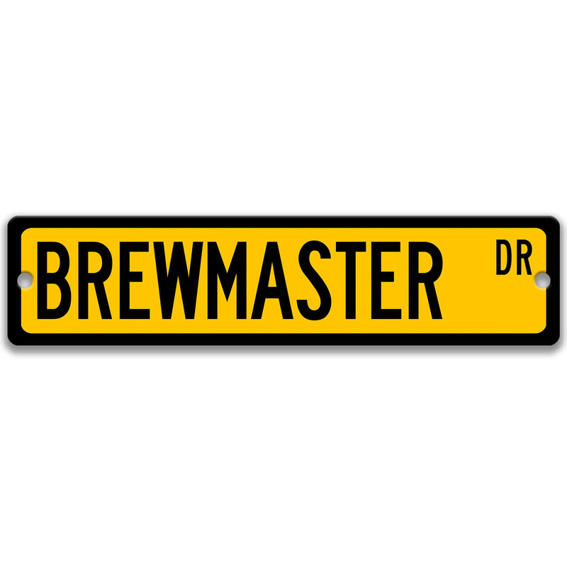 Brewmaster Beer Sign, Brewmaster Beer Lover Gift, Craft Beer Lover Decor, Beer Drinker, Beer Connoisseur, Beer Brewer Accessories P-SSL005