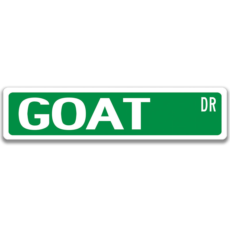 Goat Sign, Goat Decor, Goat Gift, Goat Lover Gift, Custom Goat Owner Gift, Metal Goat Sign, Goat, Greatest of all time  8-SSA014