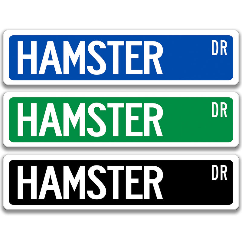 Hamster Sign, Hamster Decor, Hamster Gift, Hamster Lover, Custom Hamster Gift, Metal Hamster Sign, Hamster 8-SSA017
