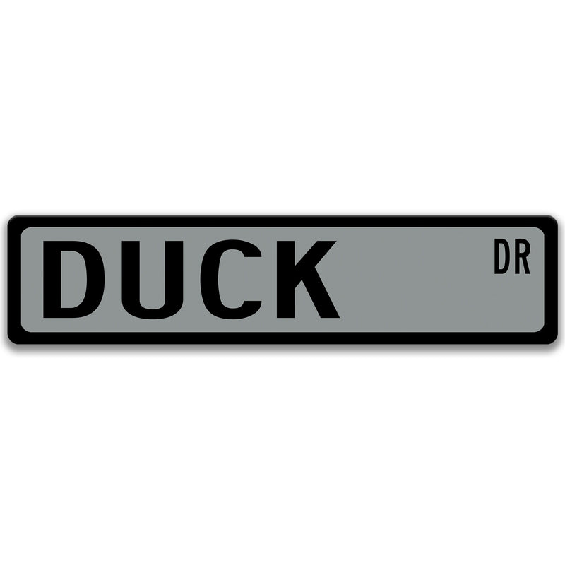 Duck Sign, Duck Decor, Duck Gift, Duck Lover Gift, Custom Duck Owner Gift, Metal Duck Sign 8-SSA008